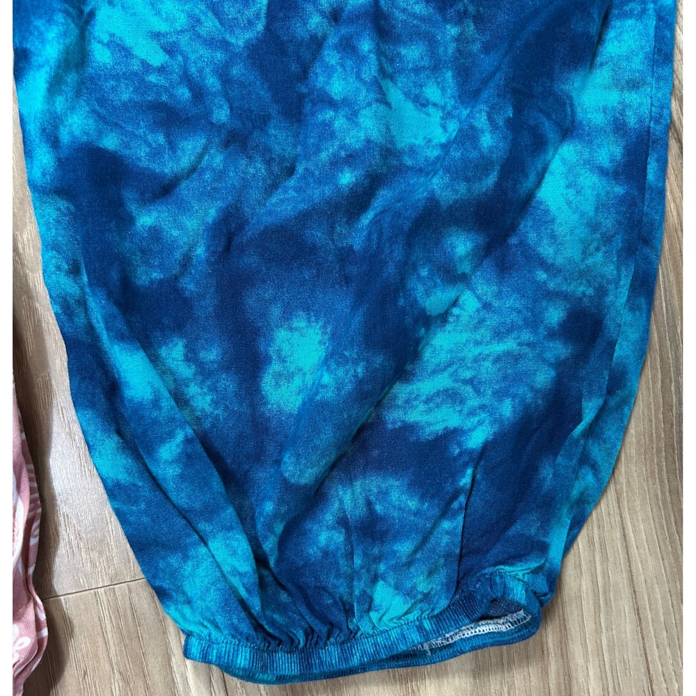 Lotus and Luna Harem Pants Women's Pink Blue Tie Dye Mandala Boho Bundle/2 READ - Picture 12 of 12